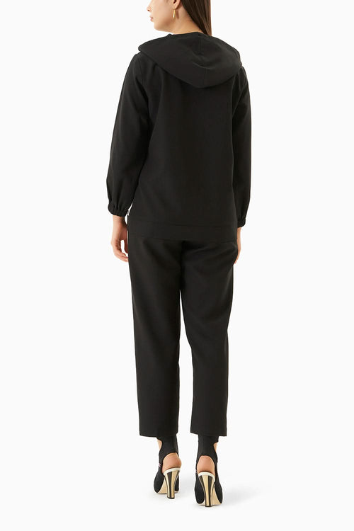 Black Tracksuit with Rivet Tape