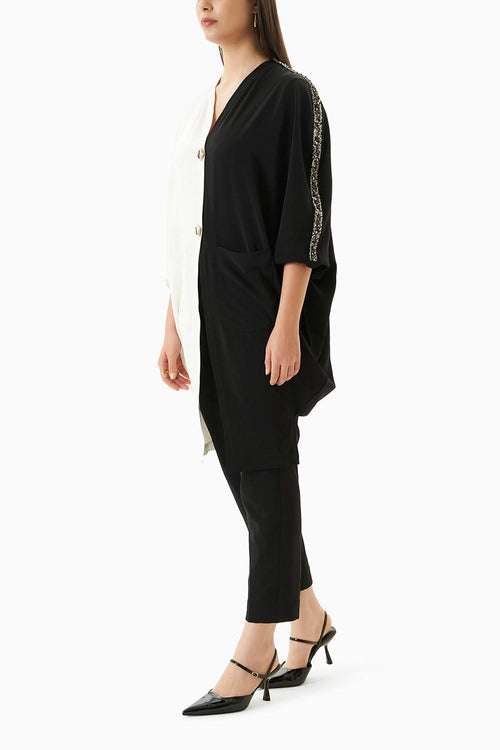 Black & White Kimono Set
