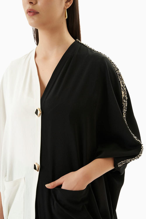 Black & White Kimono Set