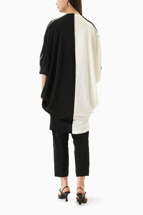 Black & White Kimono Set