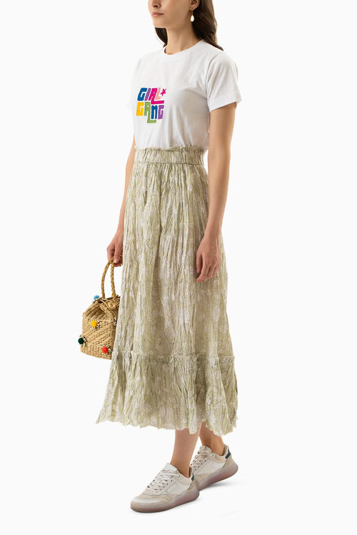 Grey Mysore Skirt