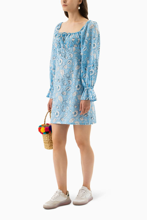 Blue Jodhpur Dress