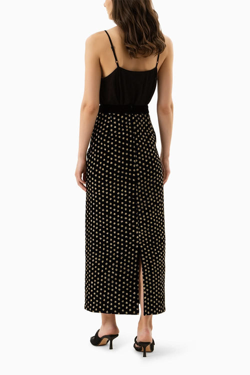 Black Hyderabad Skirt