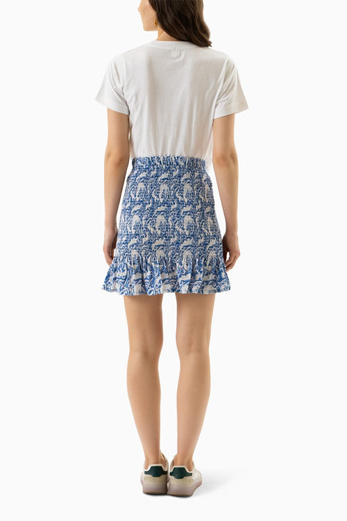 White Jaipur Embroidered T-Shirt
