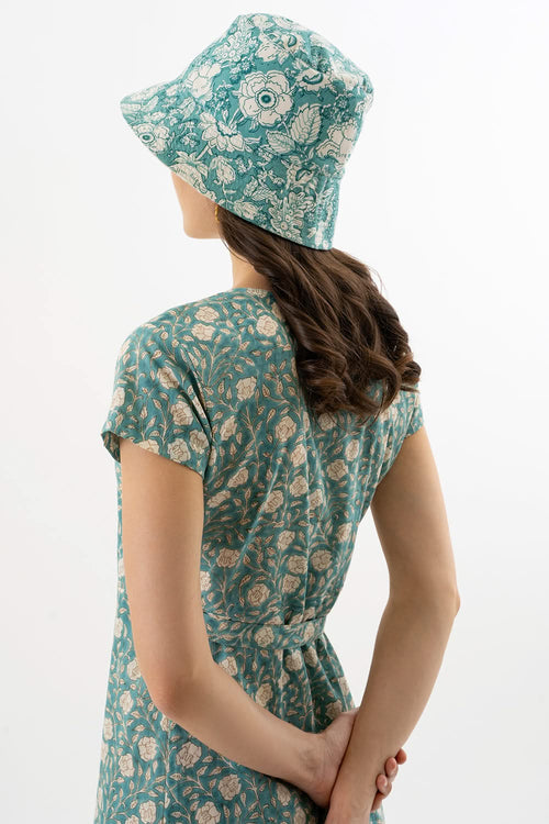 Turquoise Bucket Hat