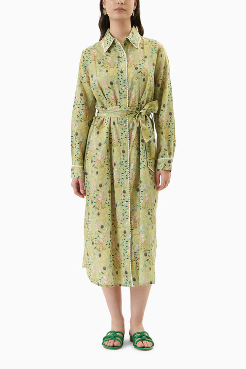 Forever Classic Print Shirt Dress