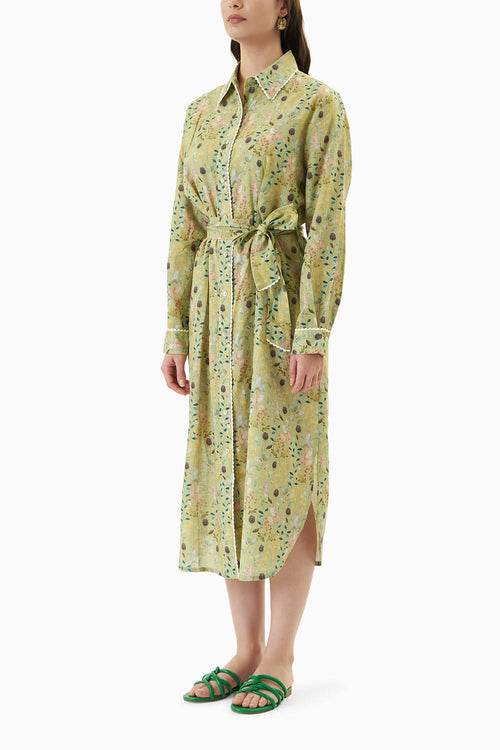 Forever Classic Print Shirt Dress