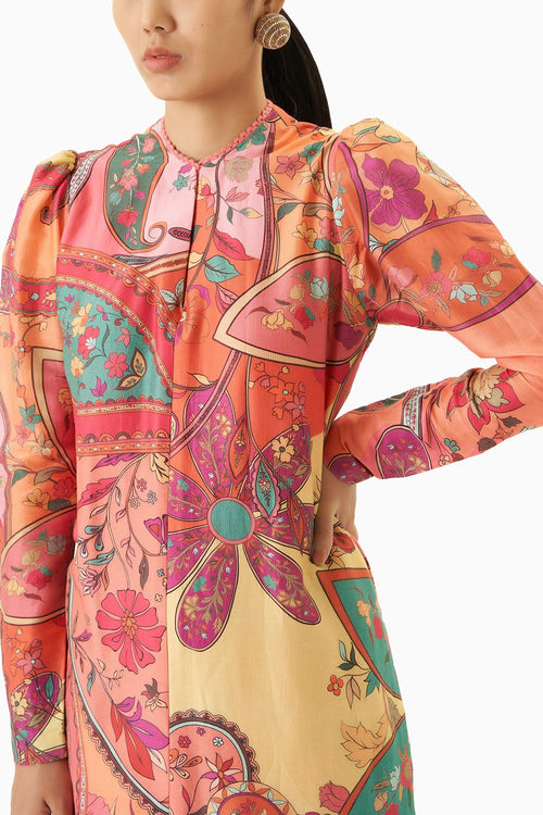 Multicoloured Kurta With Pants