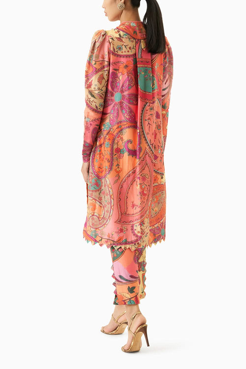 Multicoloured Kurta With Pants