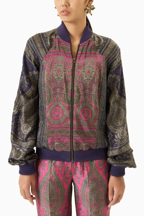 Multicoloured Bomber Jacket