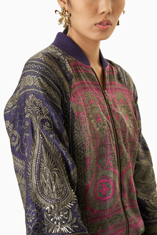 Multicoloured Bomber Jacket
