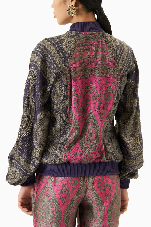 Multicoloured Bomber Jacket