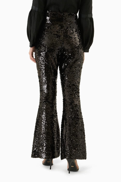 Classy Forever Black Sequin Pants