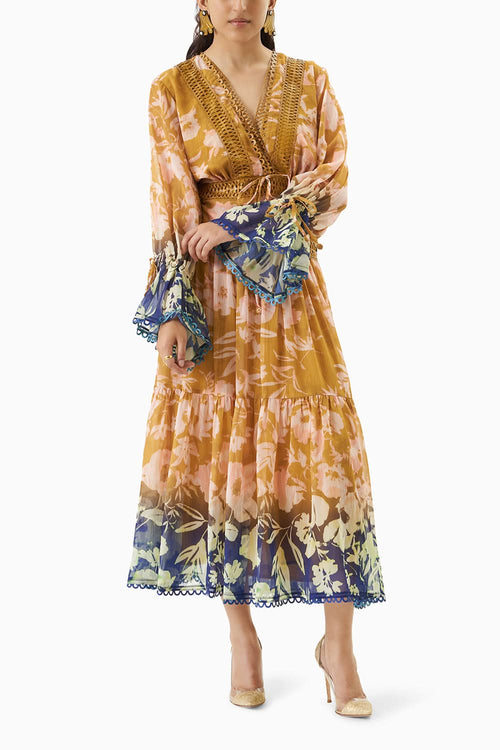 Printed Barley Dress