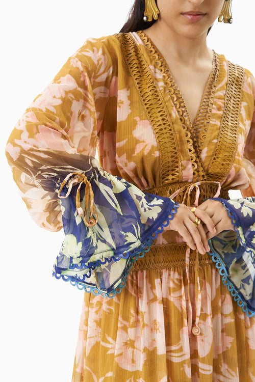 Printed Barley Dress