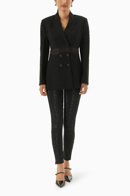 Black Lace Blazer