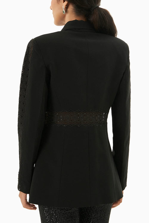 Black Lace Blazer