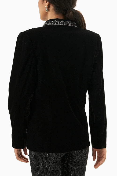 Black Velvet Blazer