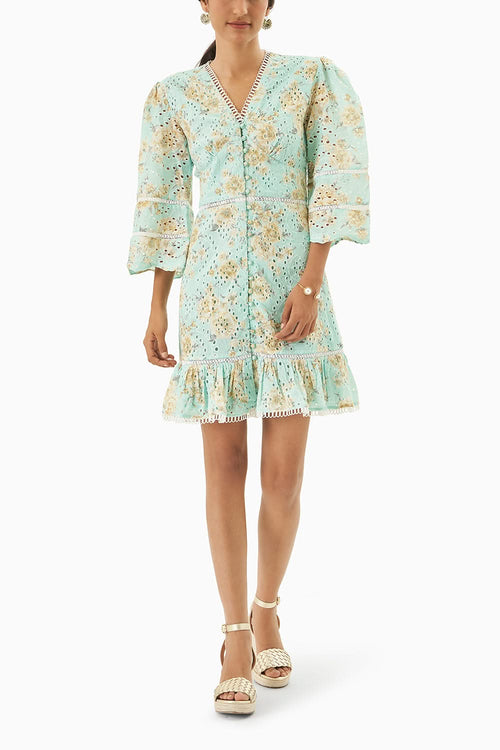 Light Blue Short Dress