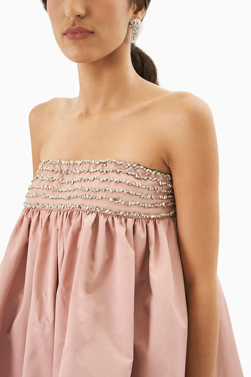 Pink Layered Tube Dress