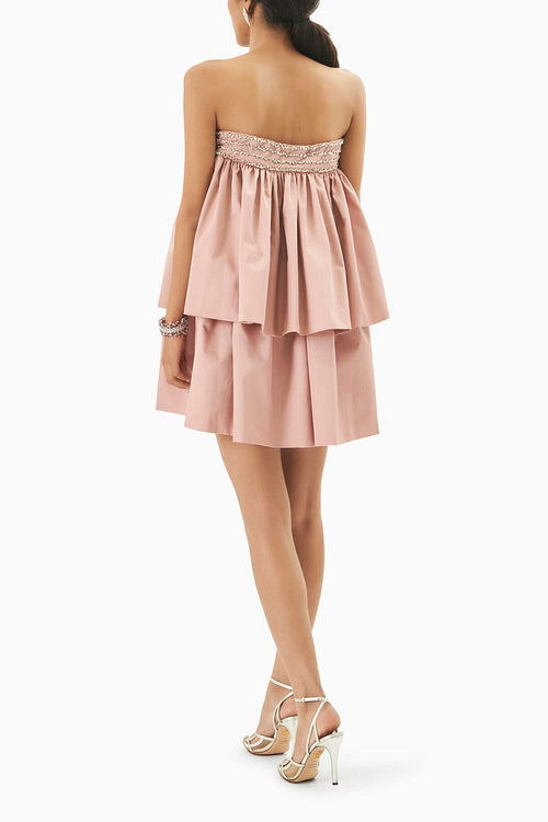 Pink Layered Tube Dress