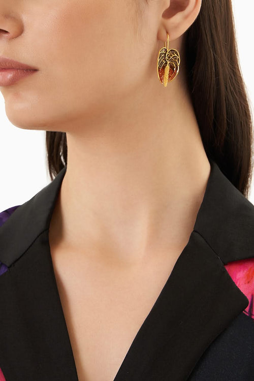 Anthurium Earrings