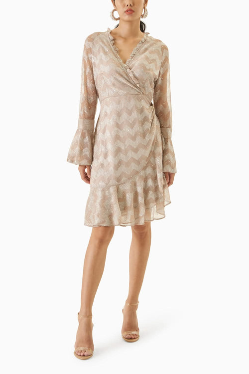 Metallic Party Hopper Dress