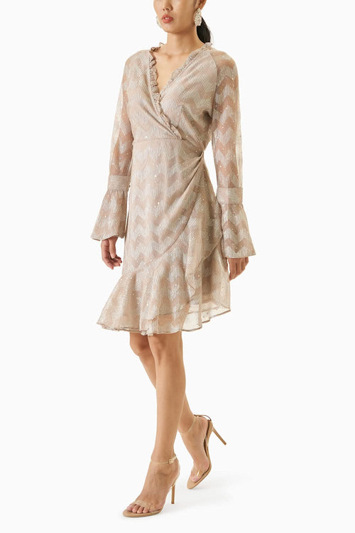 Metallic Party Hopper Dress