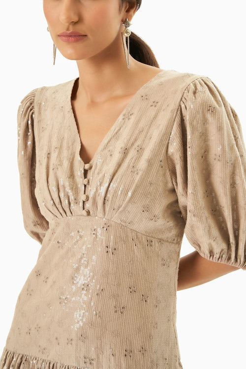 Nude Dazzle Dress
