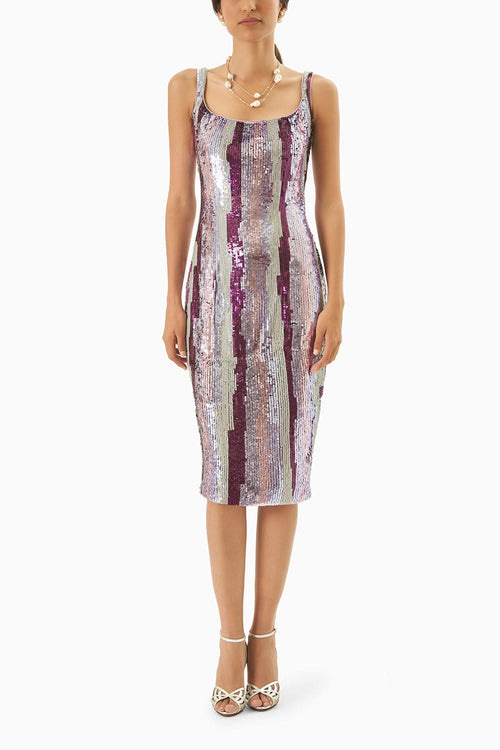 Multicolour Sequin Dress