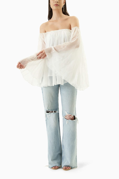 White Gina Top