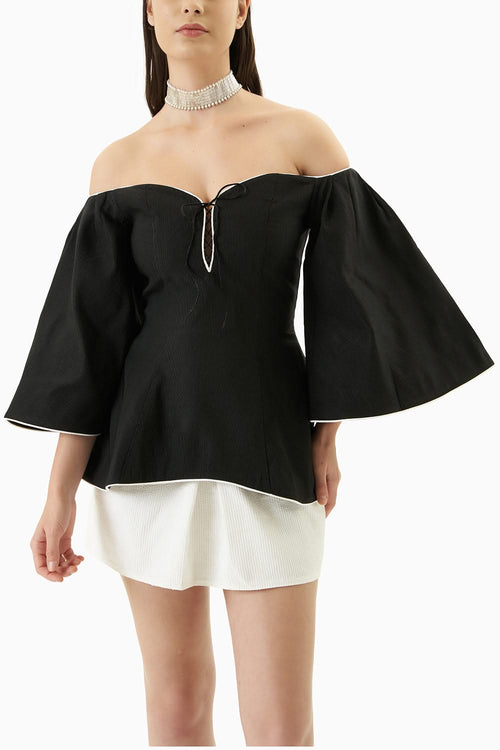 Black Tahi Top