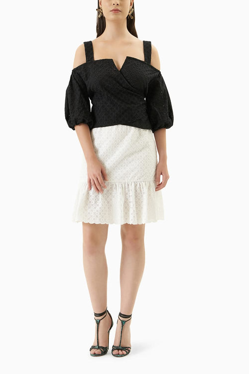 Black Bettina Top
