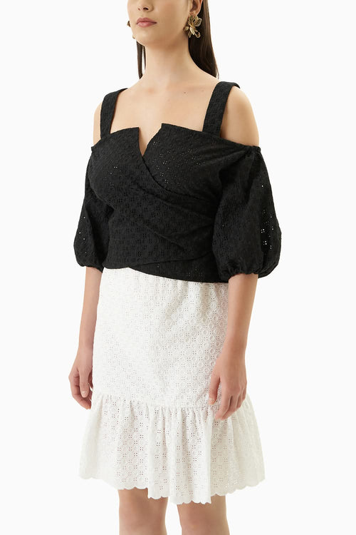 Black Bettina Top