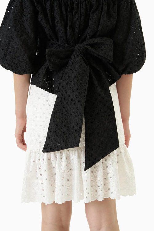 Black Bettina Top